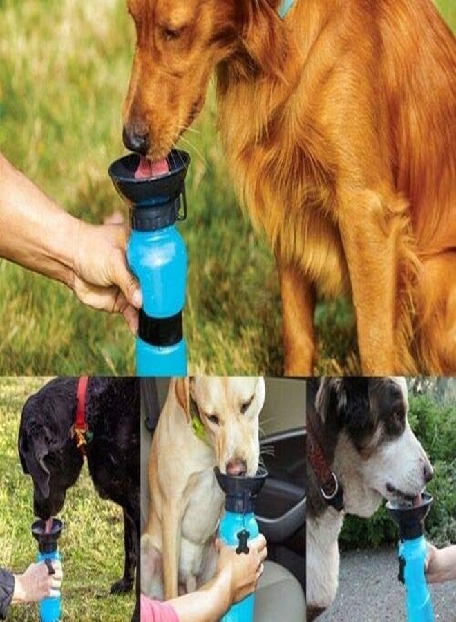 DRODRM Dog Water Bowl Bottle Sipper Portable Aqua Dog Travel Water Bottle Bowl 18-oz Dog Bottle 500ml Auto Dog Mug for Pets-1PCS -Multi Color-Plastic - Image 5